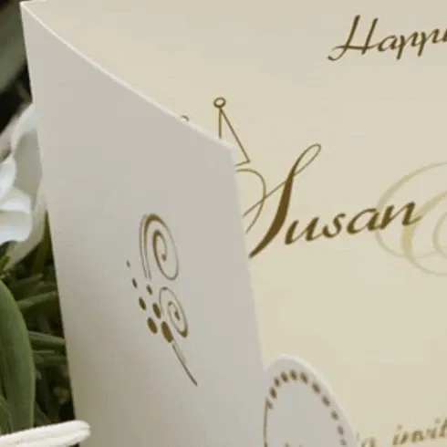 Einladungskarte zur Hochzeit