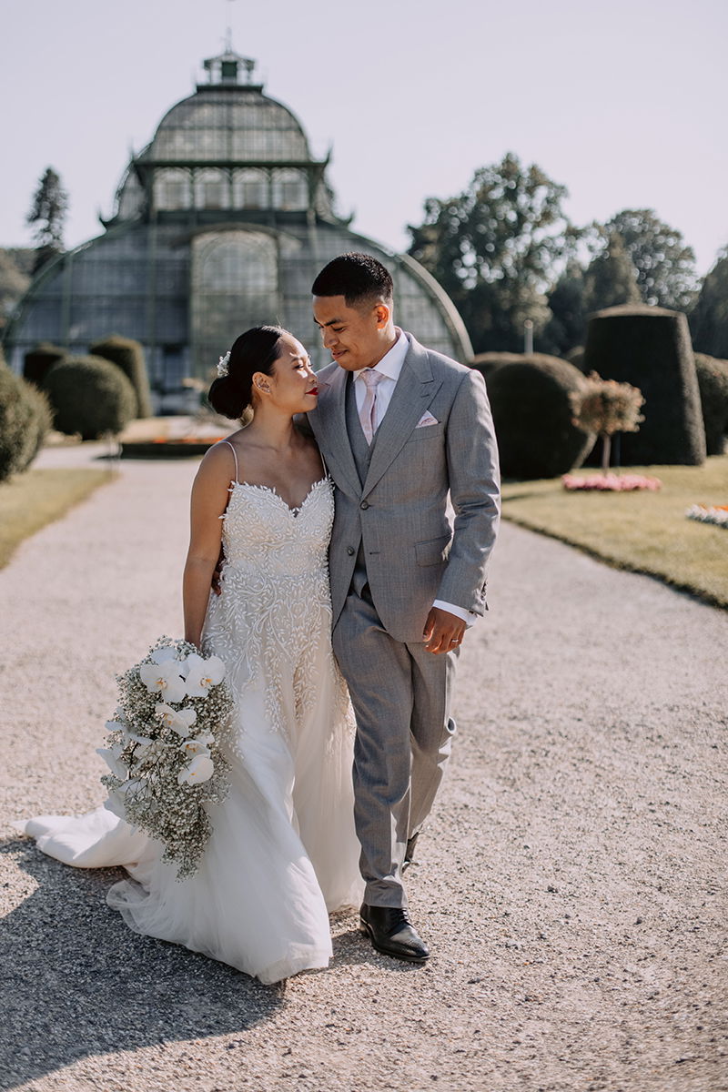 Alyssa & Reynald: Jawort in Schönbrunn