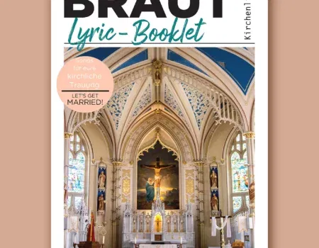 Lyric-Booklet für eure kirchliche Trauung
