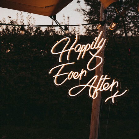 Neon Schild - happyily ever after