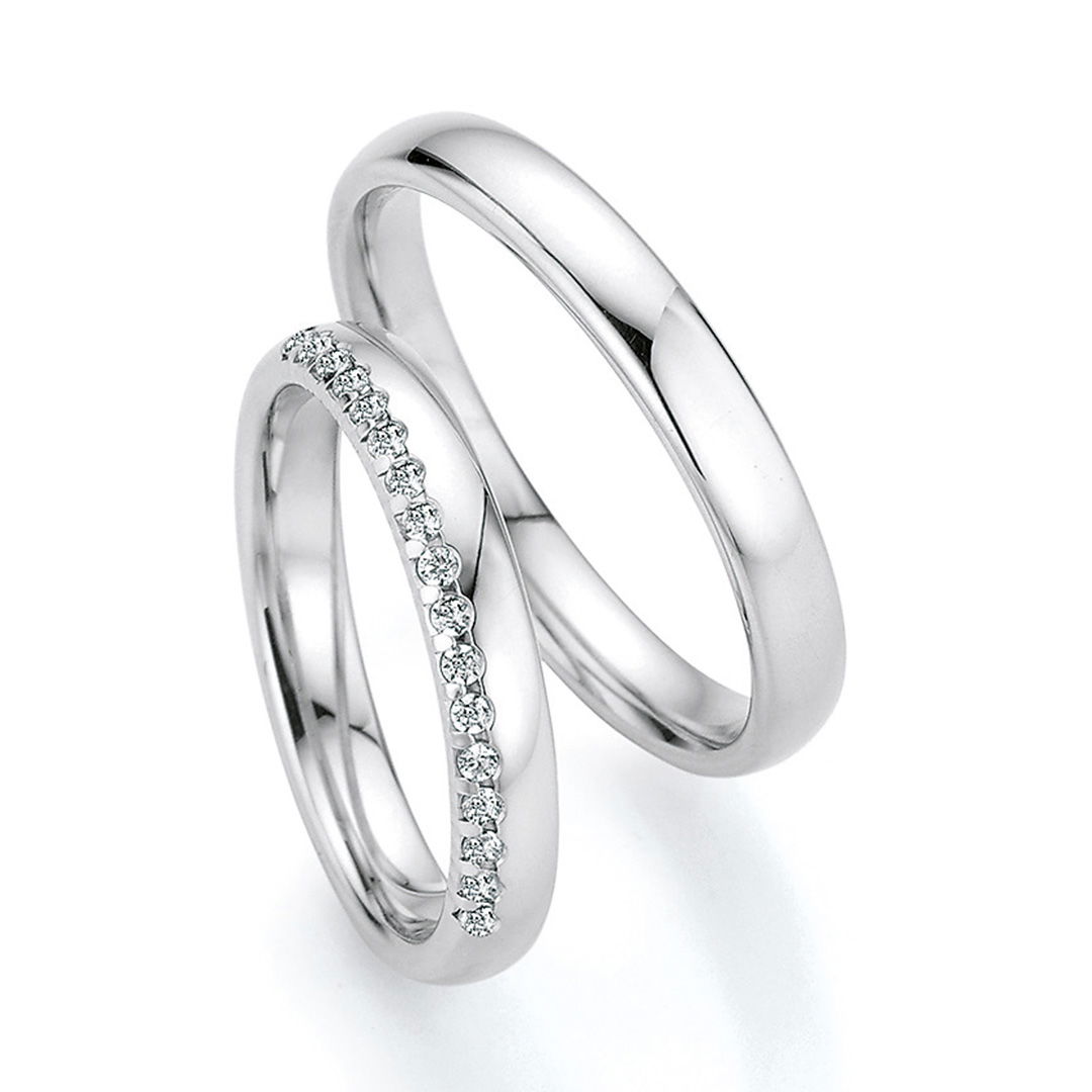 Trauringe - Eheringe - Weissgold - Ringmaterial