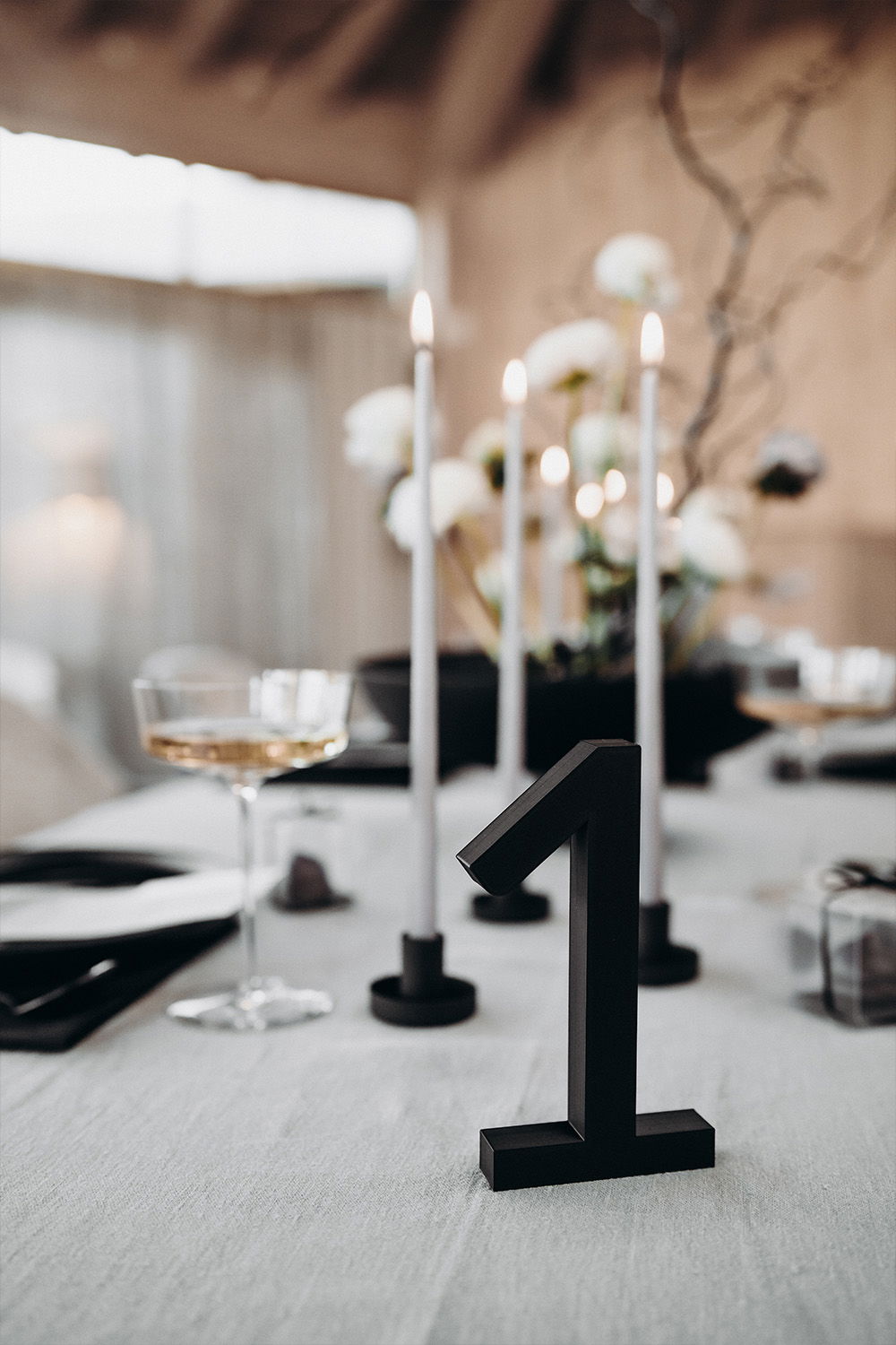 Fine Art - Hochzeitskonzept - Tischdeko