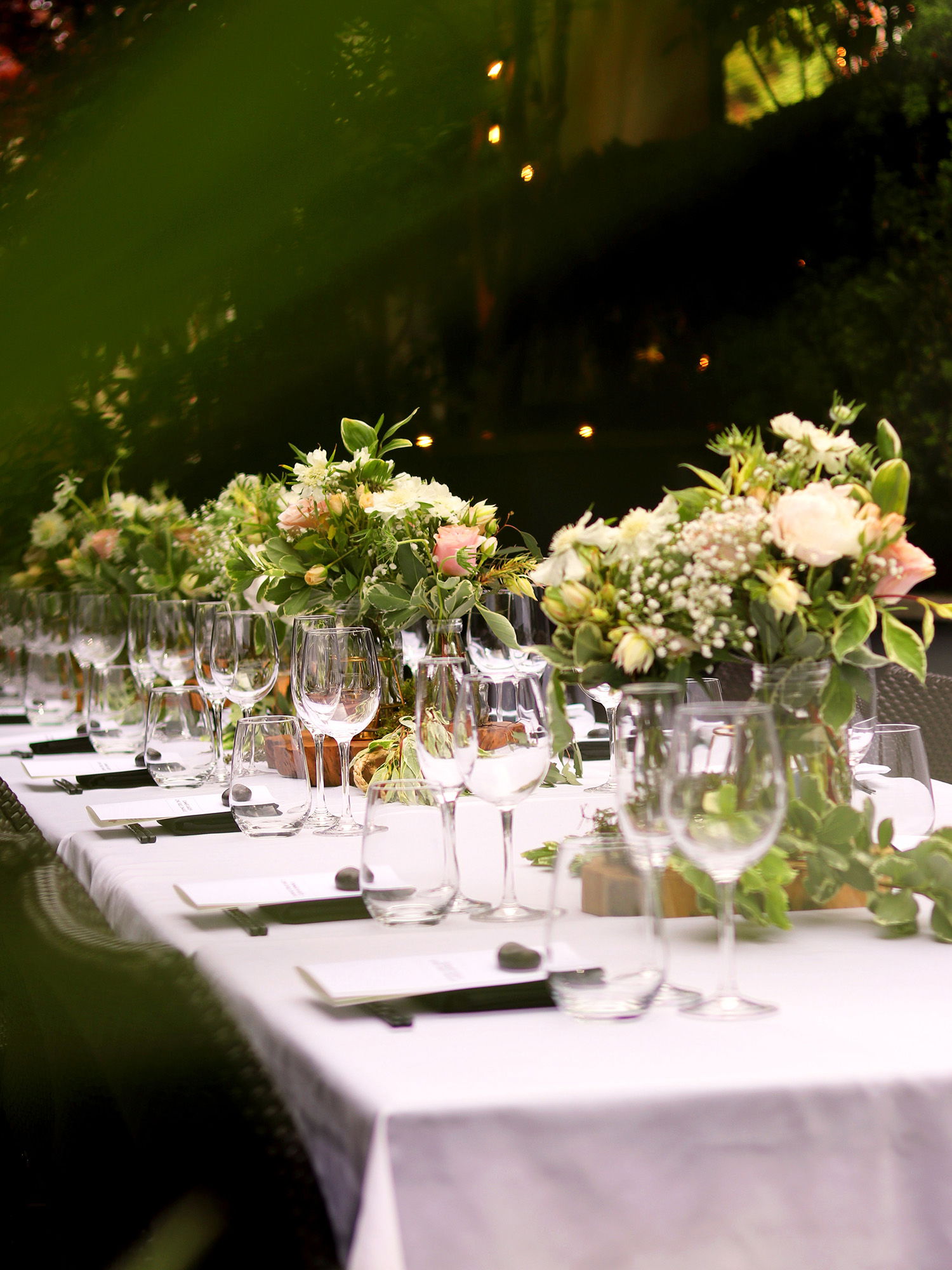 Hochzeitsblumen - Table Setting