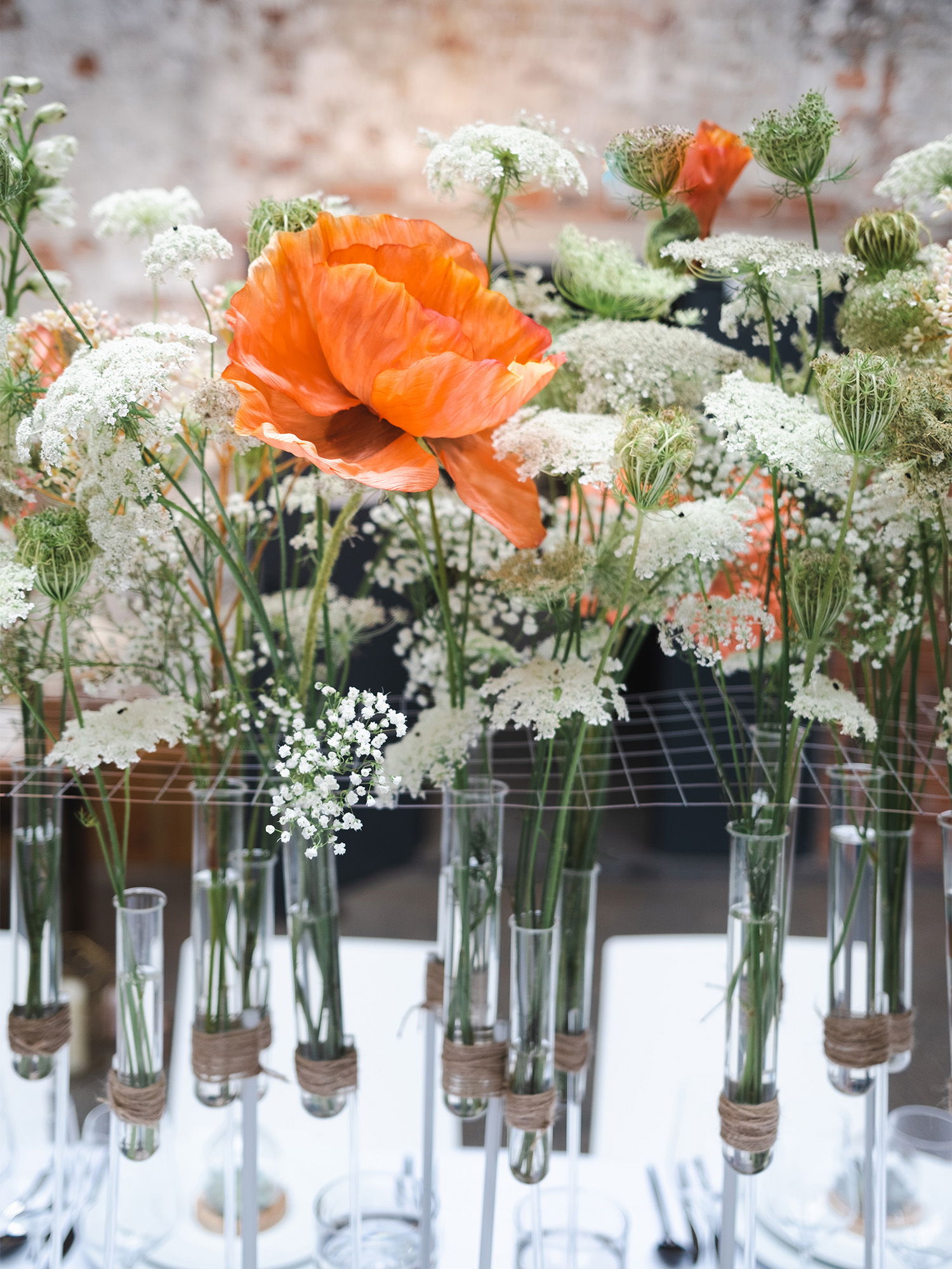 Hochzeitsblumen - Table Setting