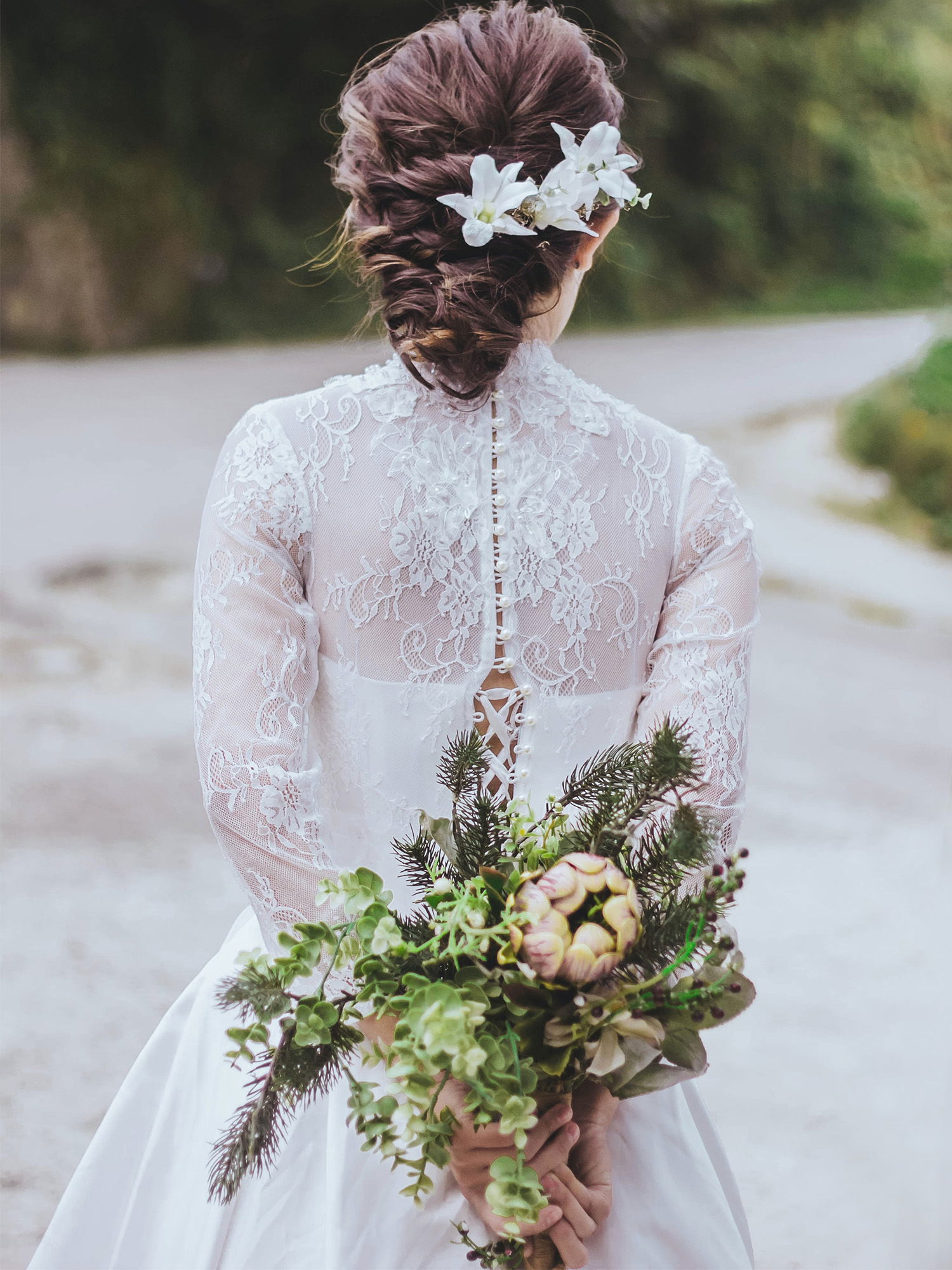 Brautstrauß - Braut - Brautkleid