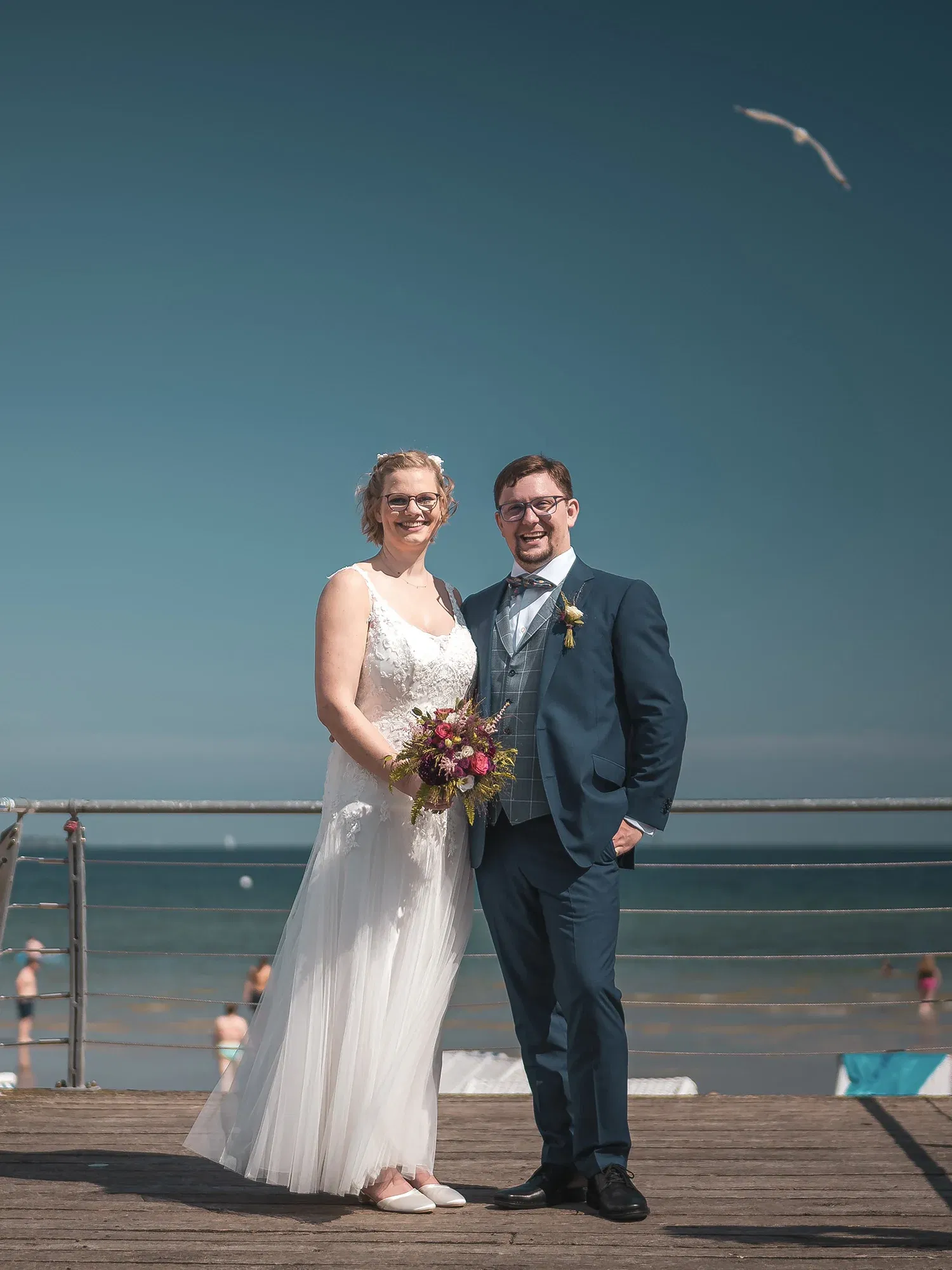 Hochzeit - Hochzeitspaar - Outdoor