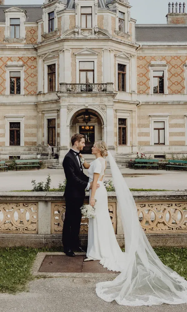 Hochzeit in Wien - Hermesvilla - Hochzeitspaar