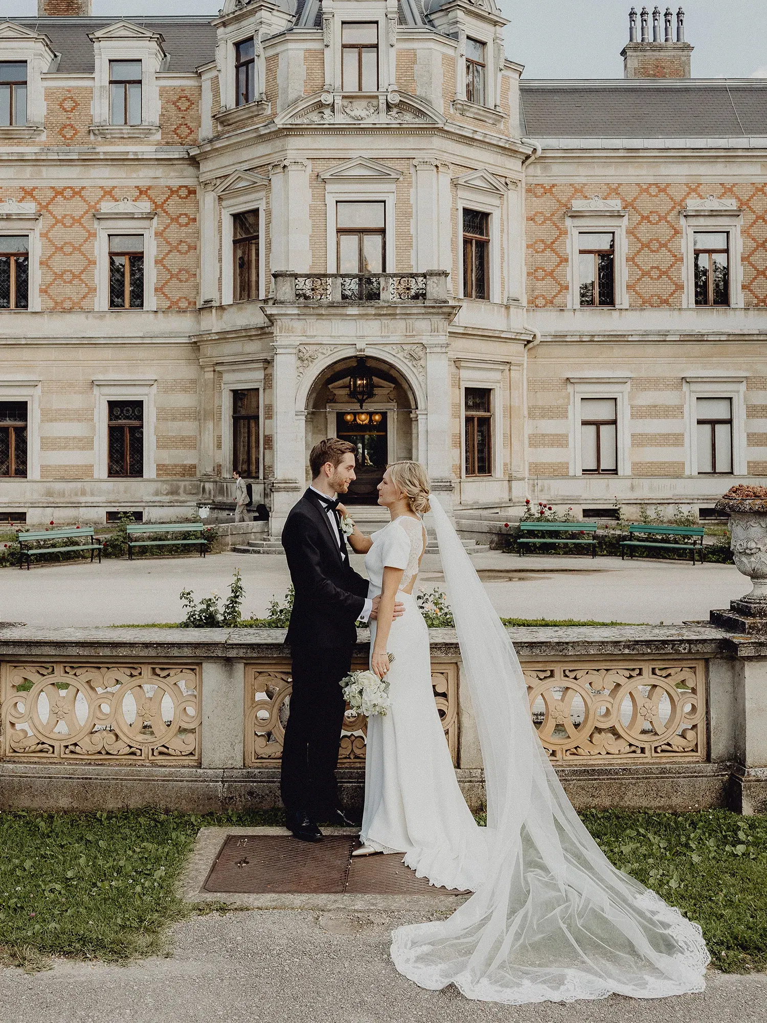 Hochzeit in Wien - Hermesvilla - Hochzeitspaar