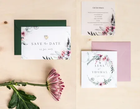 Deine Hochzeit, dein Stil: Hochzeitseinladungen selbst gestalten