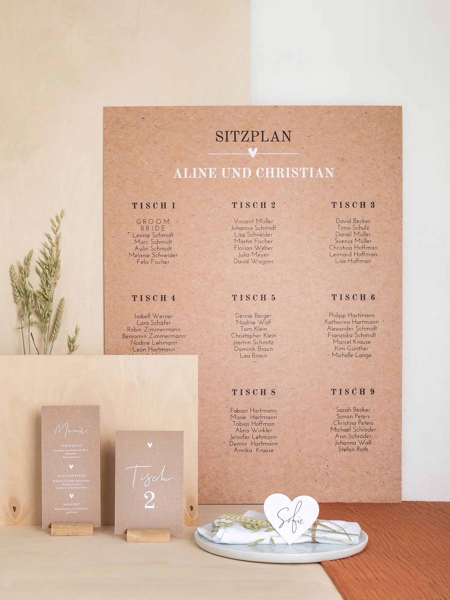 Papeterie - Pretty Orange - Einladungskarten - Hochzeit - Save the Date