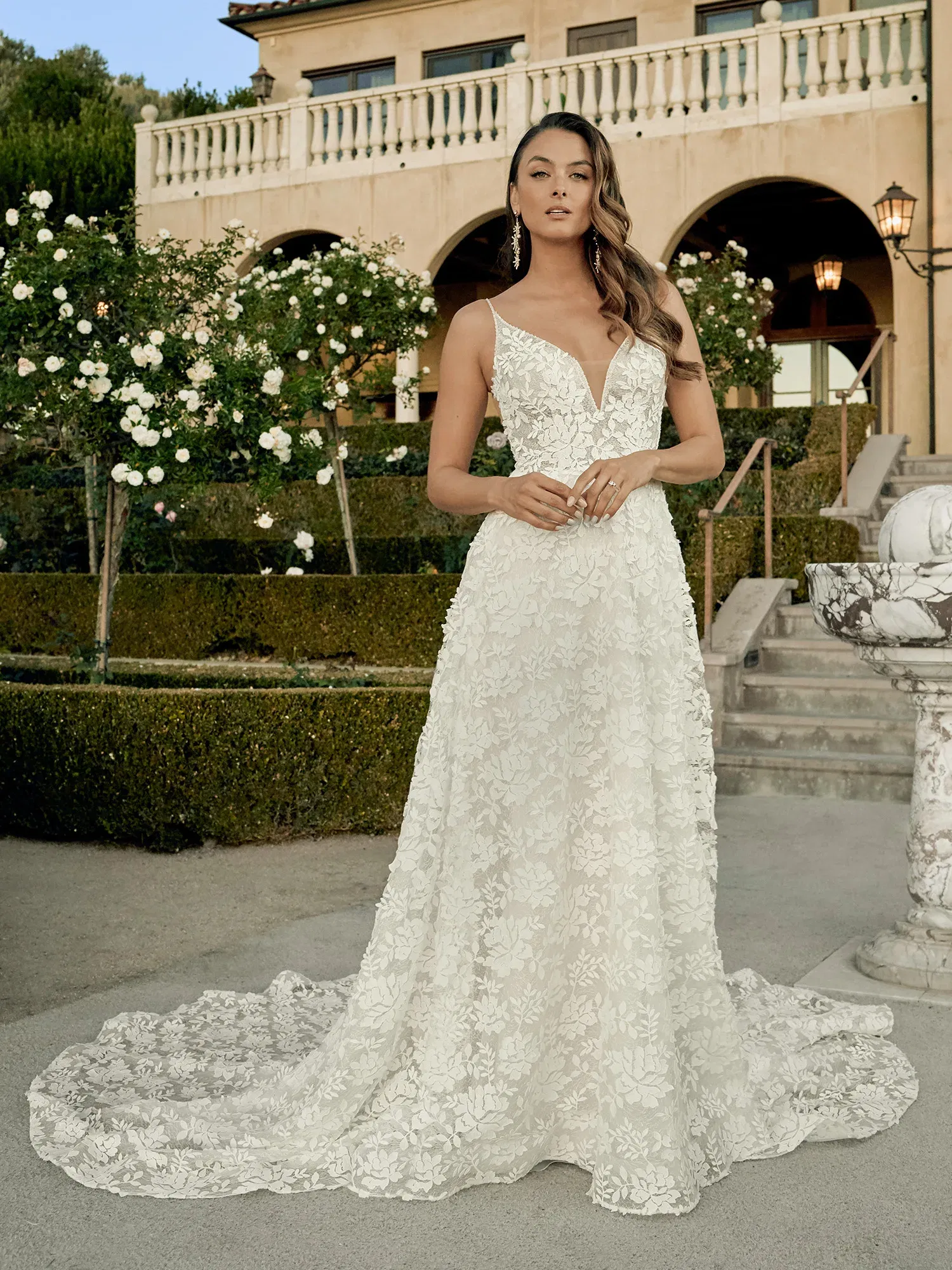 Flower Power Hochzeitskleid