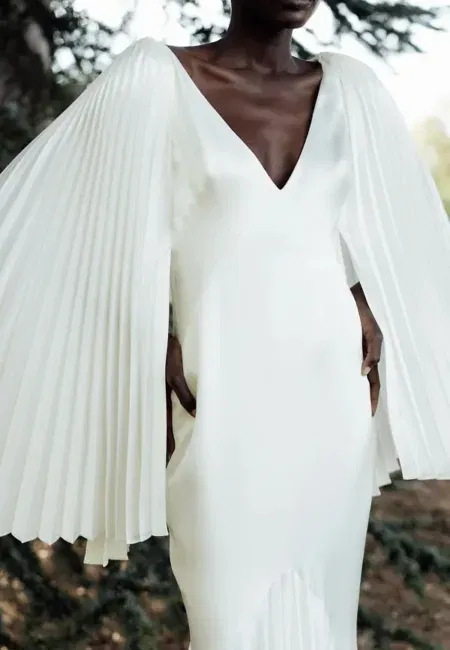 Hochzeitskleid mit Ärmeln