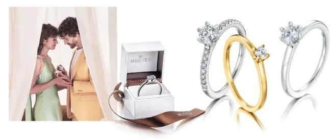 Verlobungsringe von der Schmuckmanufaktur Meister.