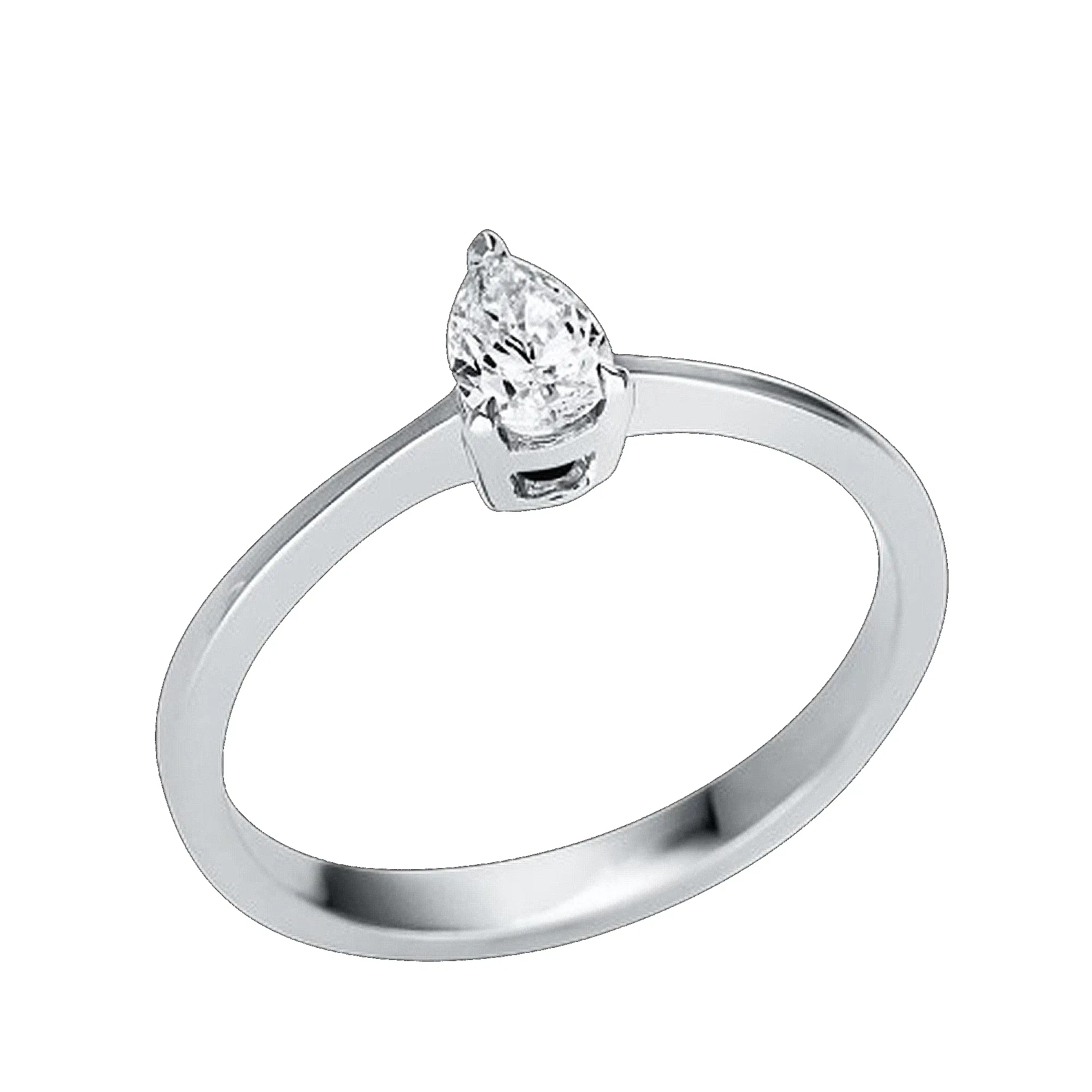 Verlobungsring Tropfen Christian Bauer