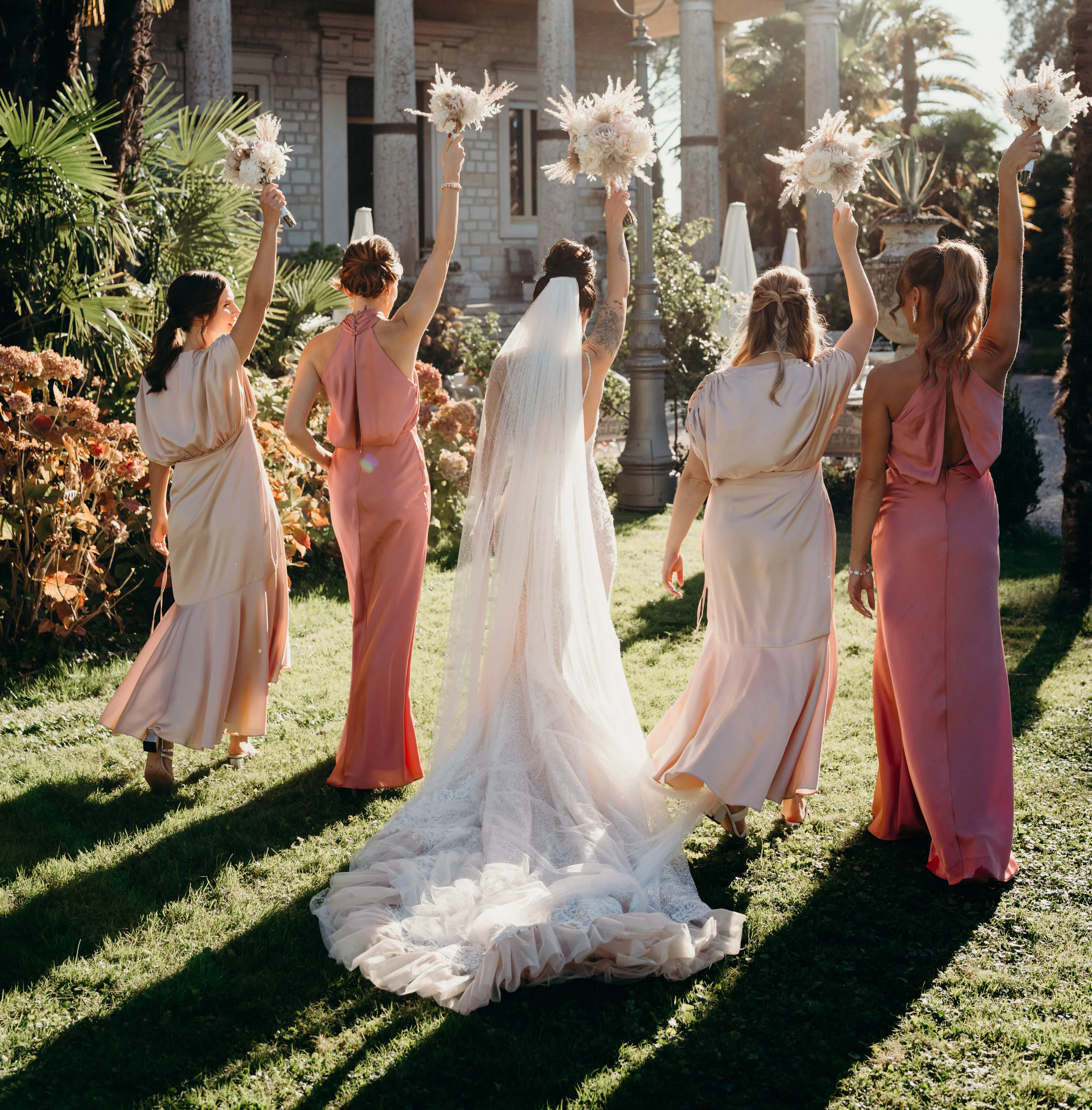 Destination Wedding, Braut, Brautjunfern