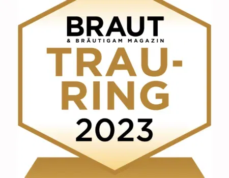 Trauring des Jahres 2023 mit drei Gewinnern
