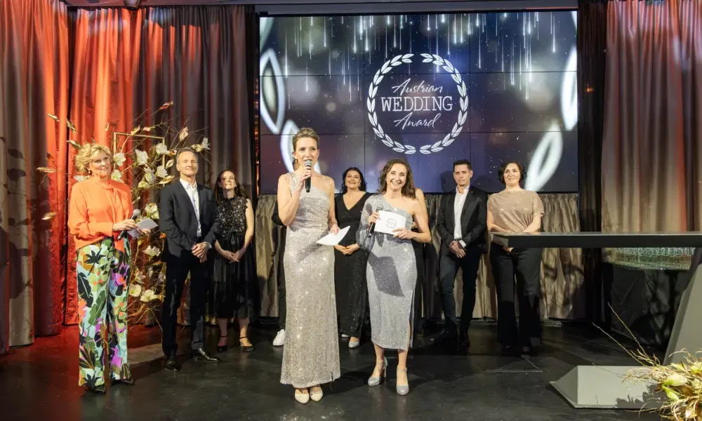 Glückliche Gewinner beim neunten Austrian Wedding Award