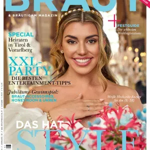 Braut & Bräutigam Magazin Einzelausgabe 5/2025 – Inspiration für deine Hochzeit in Österreich