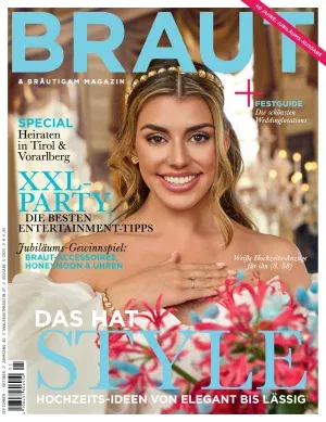 Braut & Bräutigam Magazin Einzelausgabe 5/2025 – Inspiration für deine Hochzeit in Österreich