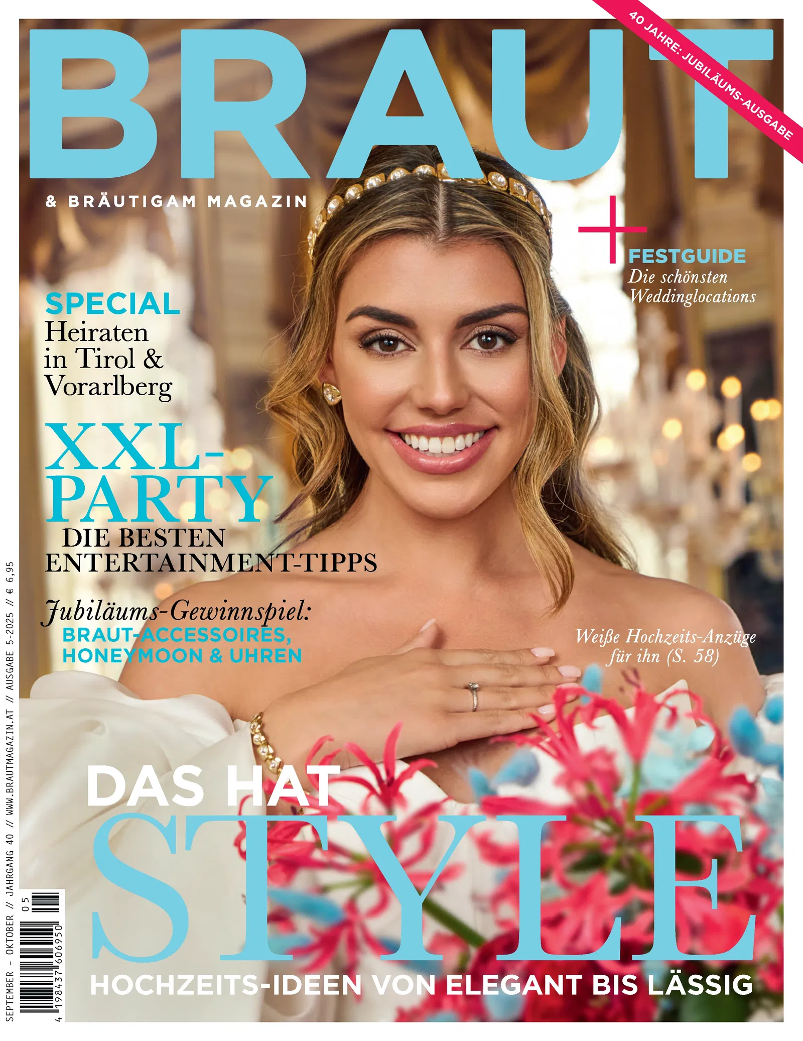 Braut & Bräutigam Magazin Einzelausgabe 5/2025 – Inspiration für deine Hochzeit in Österreich
