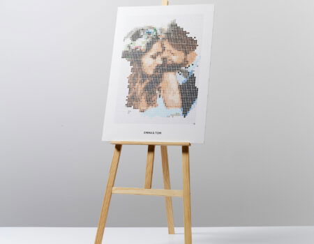 Gewinnspiel: Pixelart aus Klebepunkten