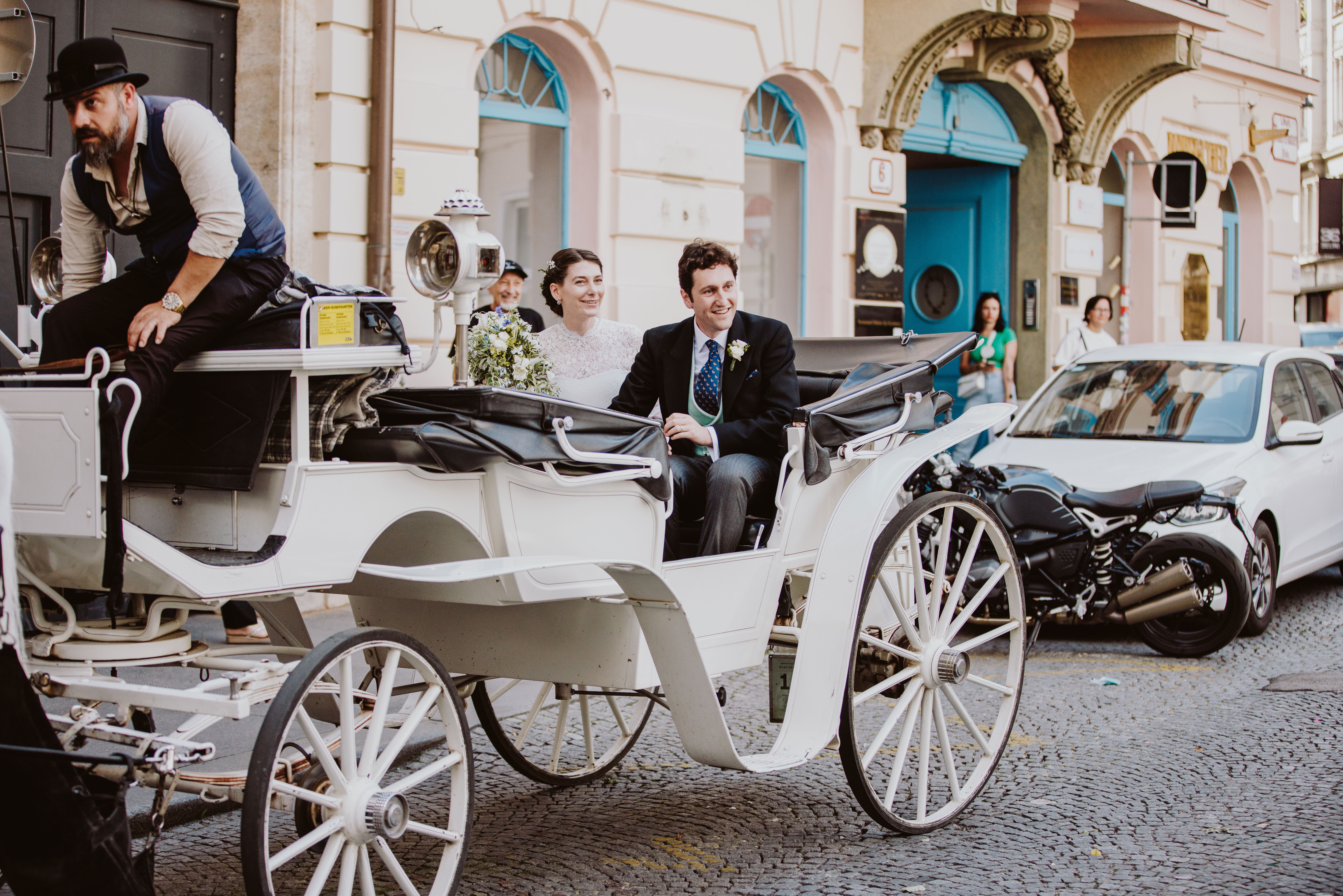 Fiakerfahrt nach der Trauung