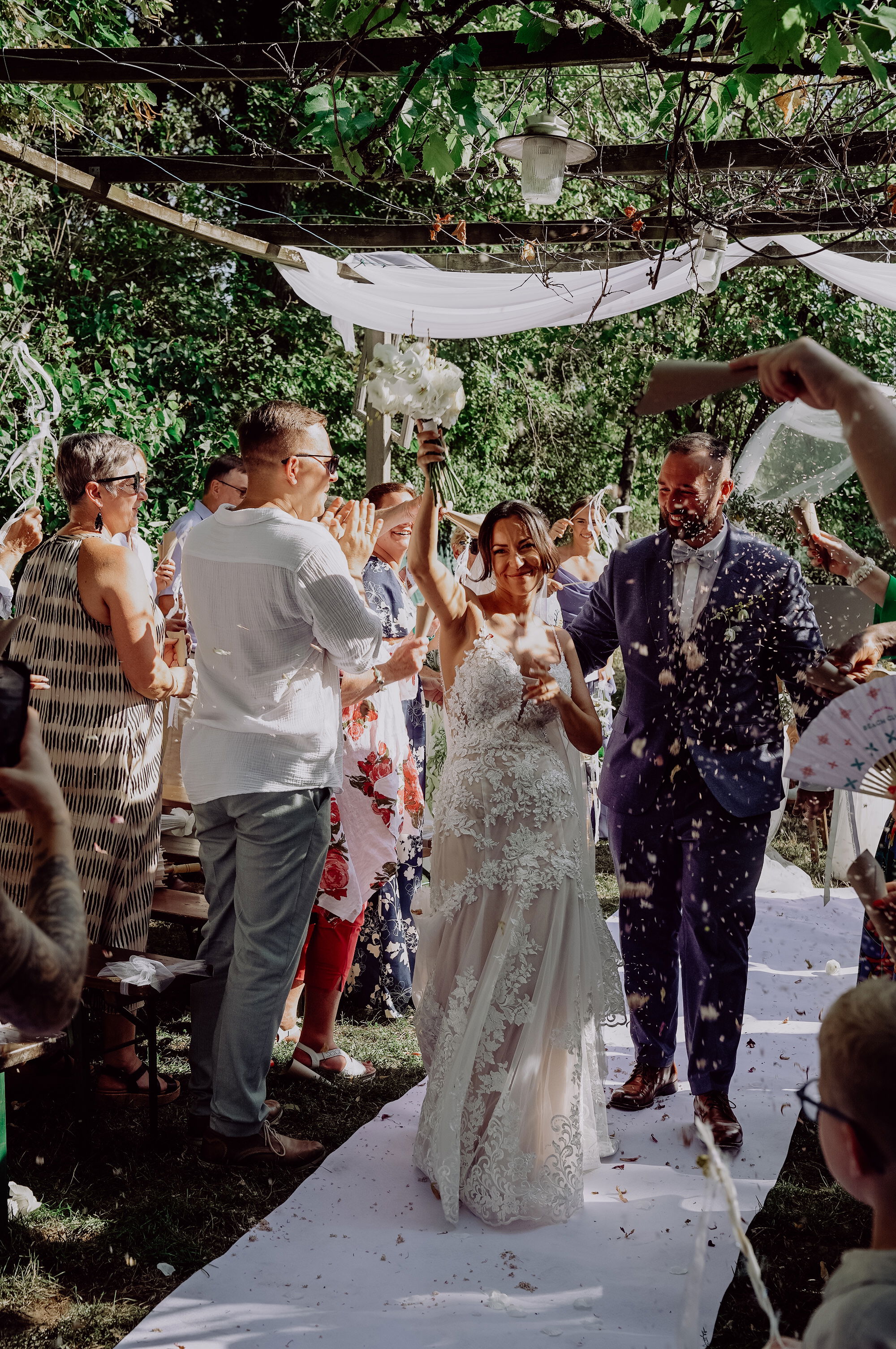 Das glückliche Paar Verena und Patrick