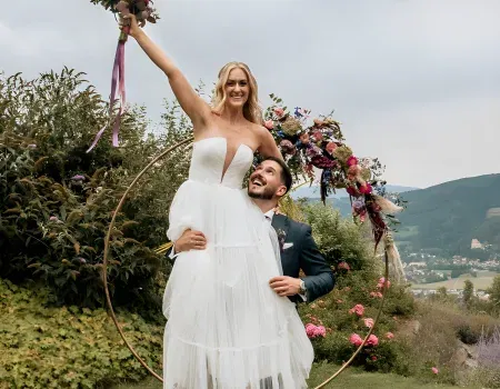 Daniela und Fabian: Jawort im Fernblick