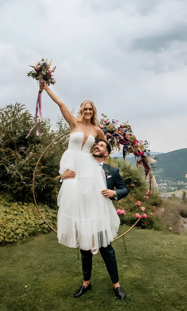 Daniela und Fabian: Jawort im Fernblick