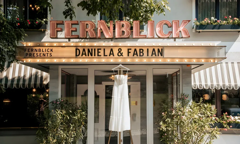 Daniela und Fabian: Jawort im Fernblick