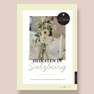Das Cover der Braut in Salzburg