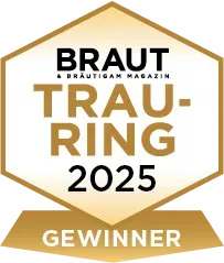 Logo "Gewinner" Trauring des Jahres